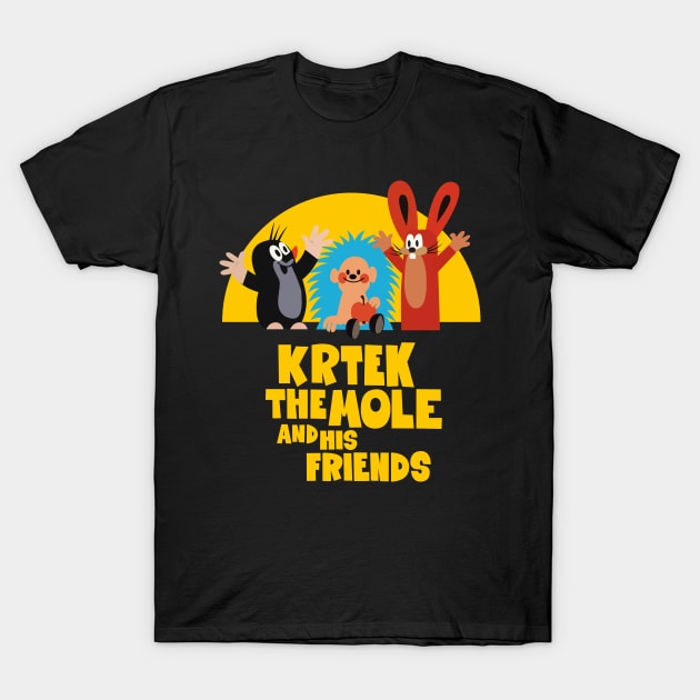 Krtek's Nostalgic Adventures: A Timeless Children's Classic T-Shirt by Boogosh